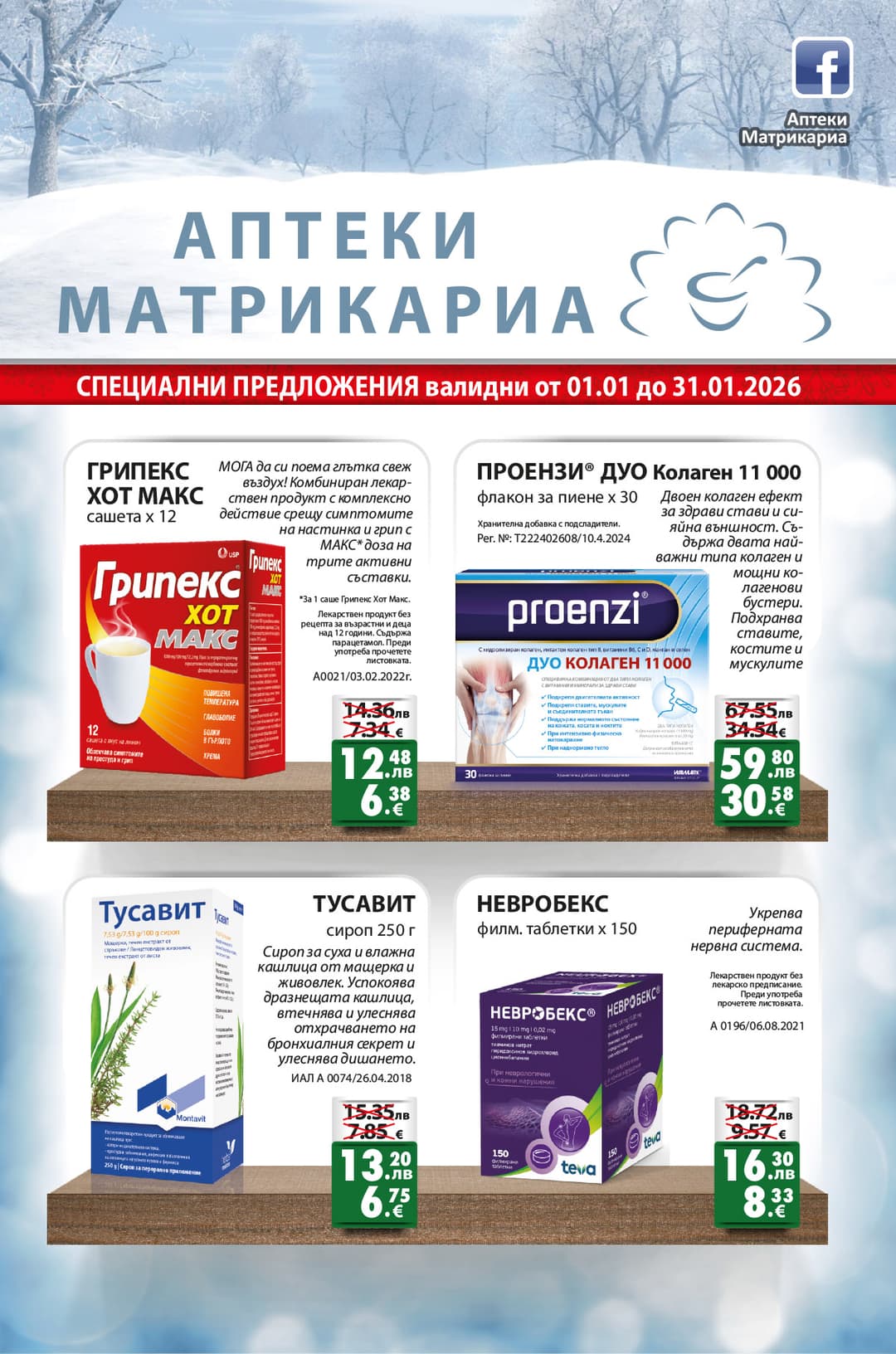 Брошура за месец януари